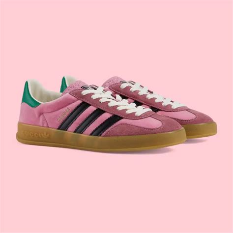 adidas x gucci gazelle pink|Adidas X Gucci gazelle.